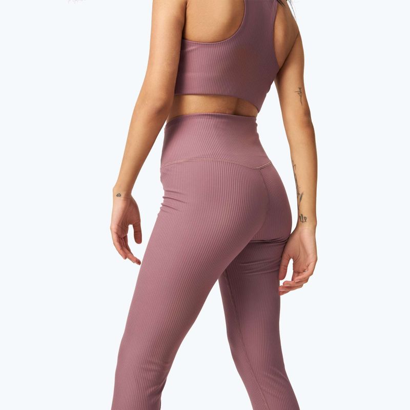 Legginsy treningowe damskie Girlfriend Collective Rib pewter 6