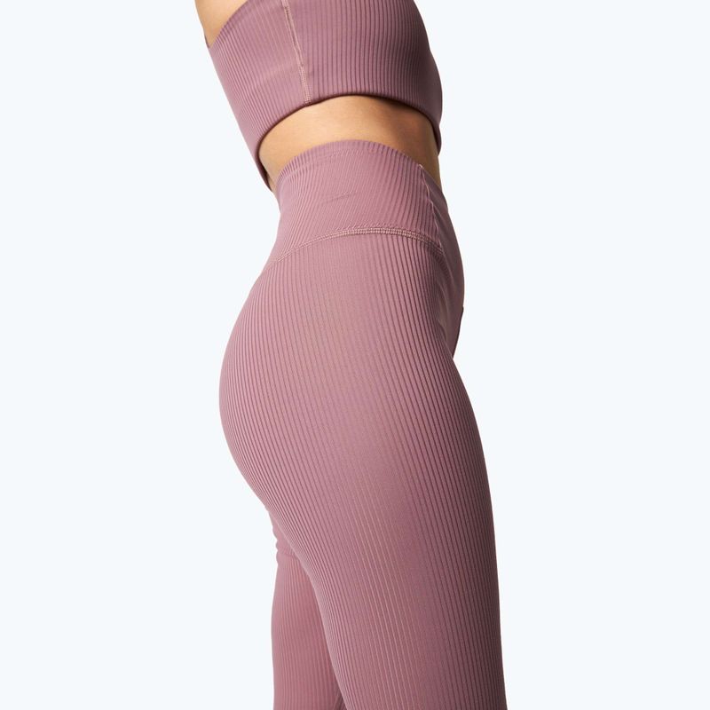 Legginsy treningowe damskie Girlfriend Collective Rib pewter 7