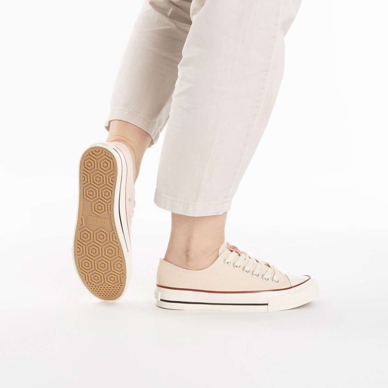 Trampki damskie BIG STAR NN274272 beżowe 2