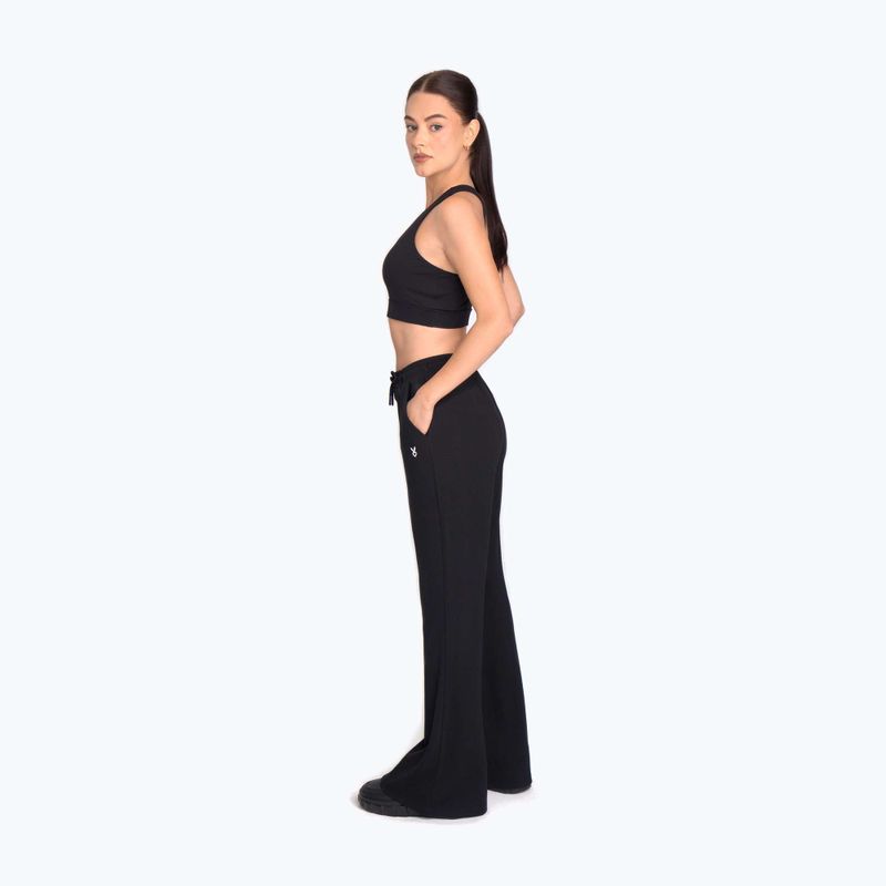 Spodnie treningowe damskie Cardio Bunny HCB-125 Flare black 2
