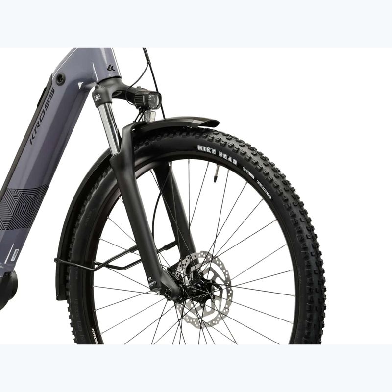 Rower elektryczny KROSS Influx Suv Hyb 1.0 820Wh LS szary/czarny/połysk 6