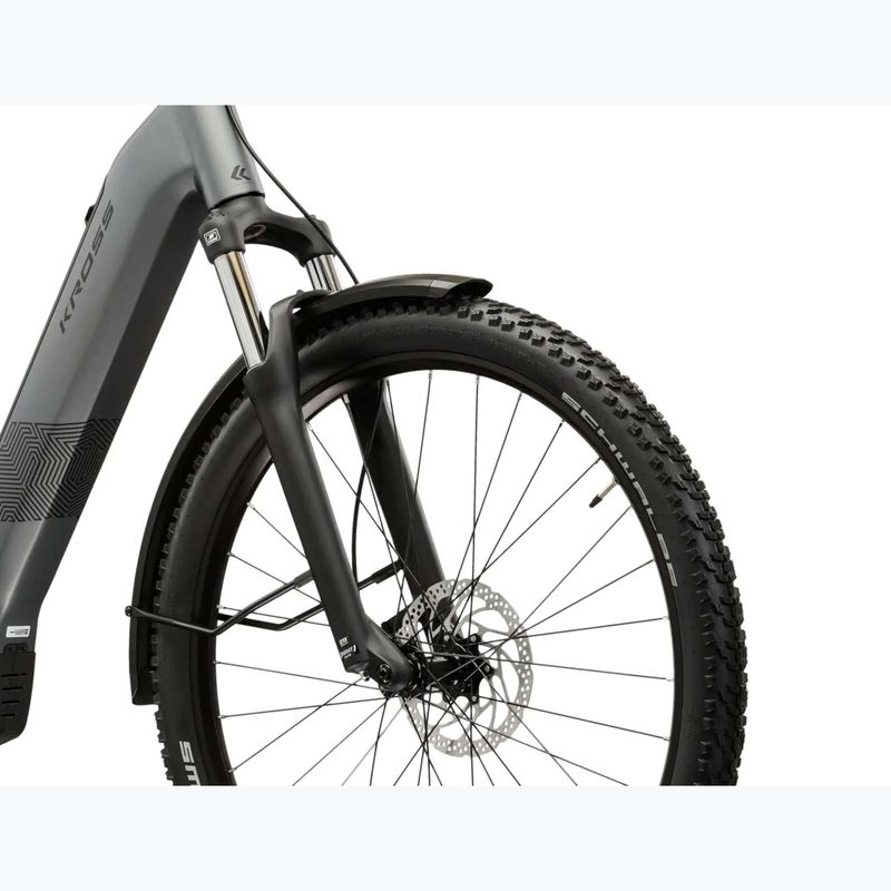 Rower elektryczny KROSS Influx Suv Hyb 2.0 600Wh LS 27,5" szary/czarny/mat 6