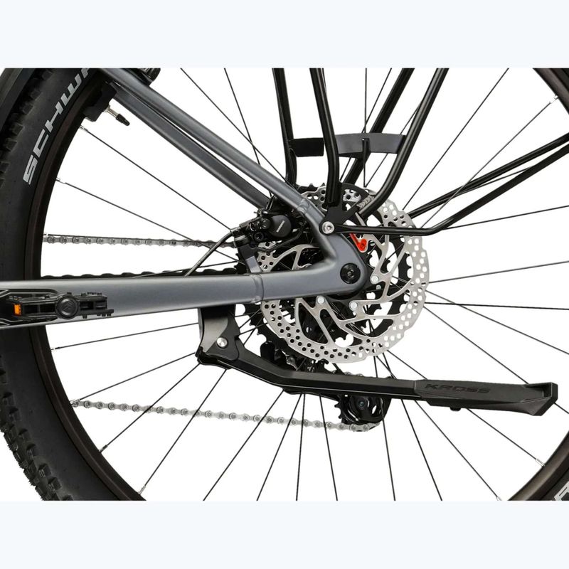 Rower elektryczny KROSS Influx Suv Hyb 2.0 600Wh LS 27,5" szary/czarny/mat 11
