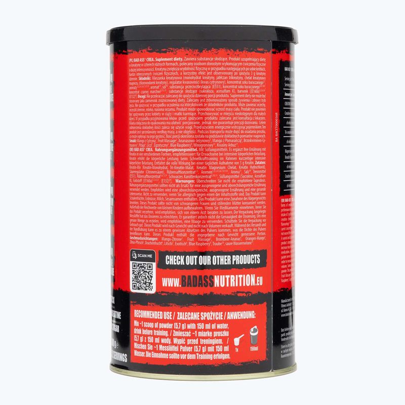 Kreatyna Fitness Authority Bad Ass Crea 300 g citrus/ peach 3
