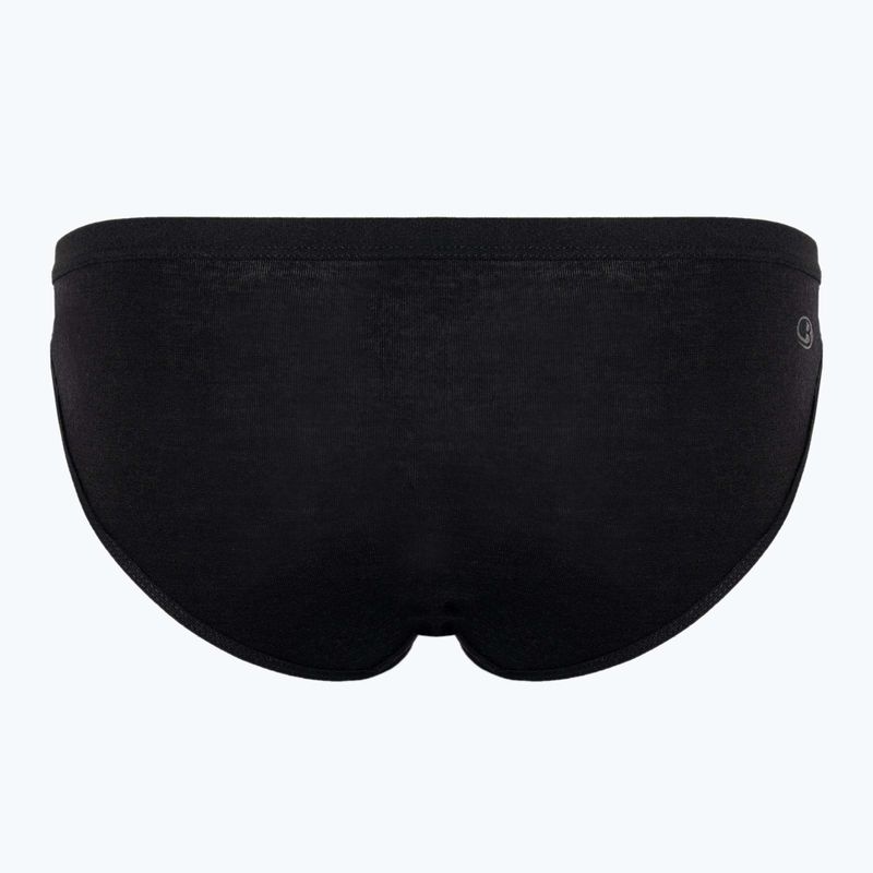 Majtki termoaktywne damskie Brubeck Hipster Comfort Cotton czarny 2