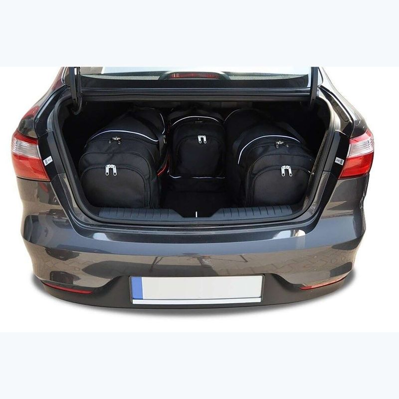 Zestaw toreb do bagażnika KJUST Kia Rio Limousine 2012-2016 4 szt. czarny 15