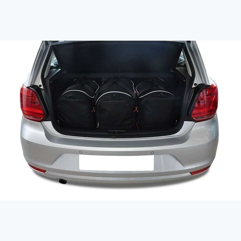 Zestaw toreb do bagażnika KJUST Volkswagen Polo 2009-2017 3 szt. czarny 9