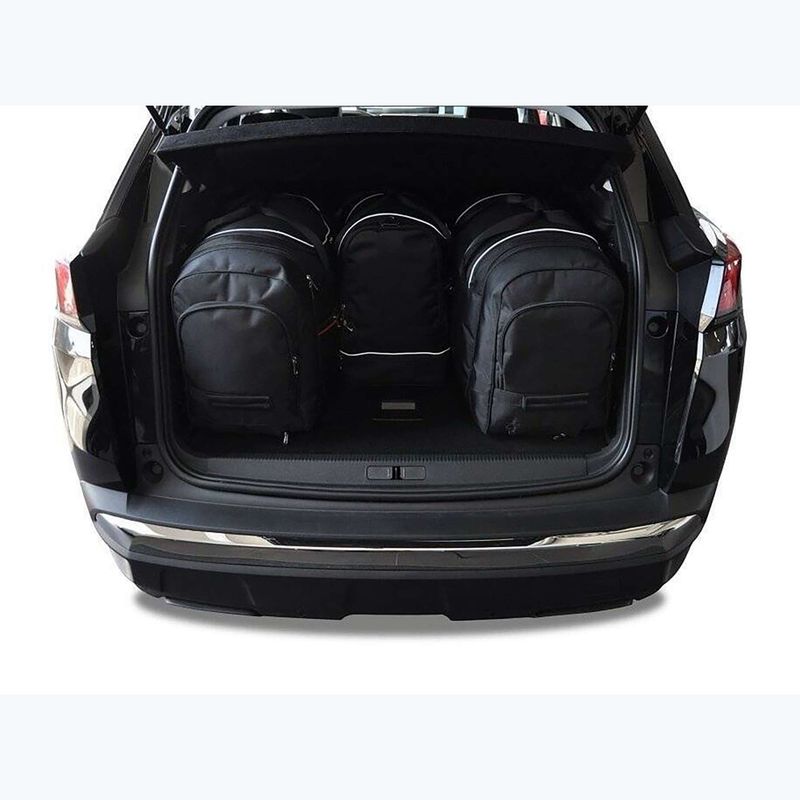 Zestaw toreb do bagażnika KJUST Peugeot 3008 2016+ 4 szt. czarny 14