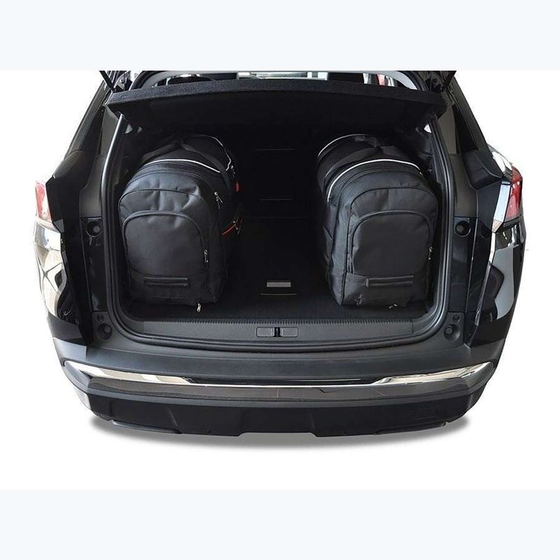 Zestaw toreb do bagażnika KJUST Peugeot 3008 2016+ 4 szt. czarny 15