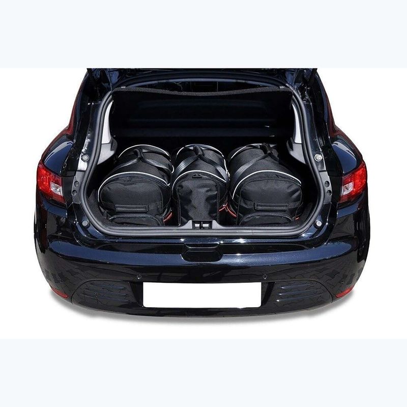 Zestaw toreb do bagażnika KJUST Renault Clio 2012-2019 3 szt. czarny 11