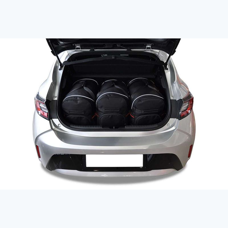 Zestaw toreb do bagażnika KJUST Toyota Corolla Hatchback 2019+ 3 szt. czarny 12