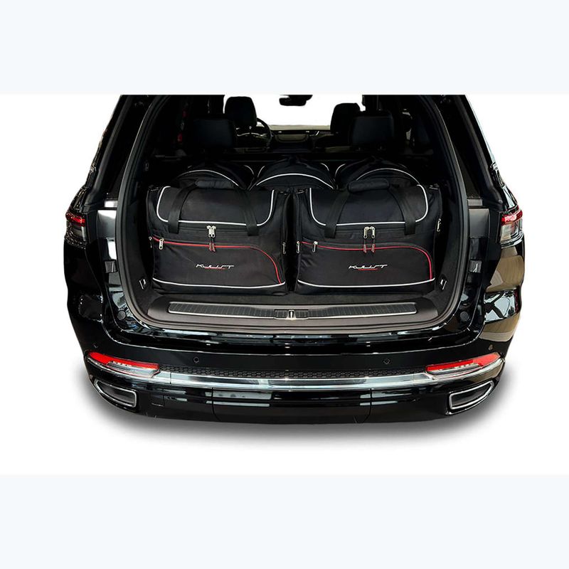 Zestaw toreb do bagażnika KJUST Jeep Grand Cherokee PHEV 2021+ 5 szt. czarny 14
