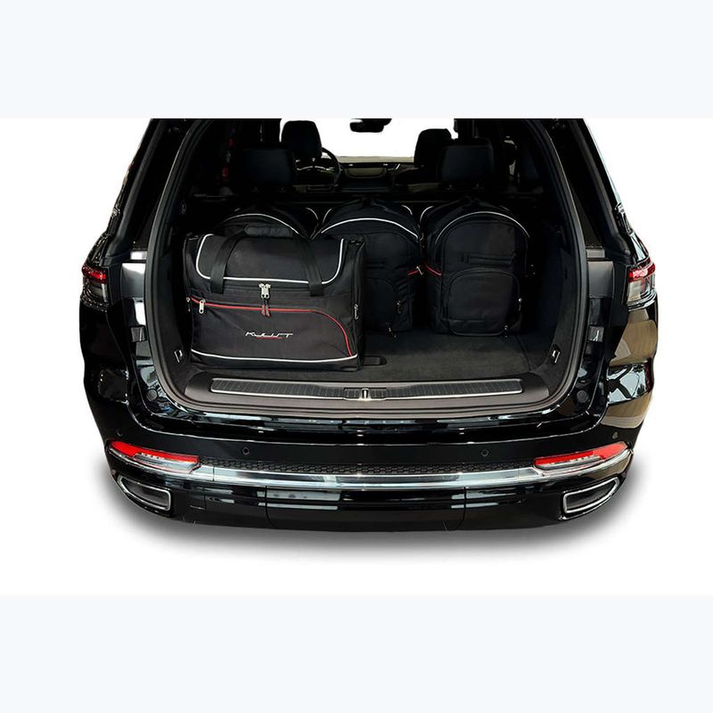 Zestaw toreb do bagażnika KJUST Jeep Grand Cherokee PHEV 2021+ 5 szt. czarny 15