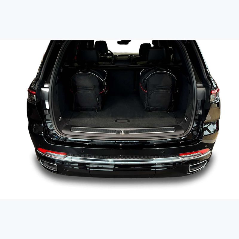Zestaw toreb do bagażnika KJUST Jeep Grand Cherokee PHEV 2021+ 5 szt. czarny 17