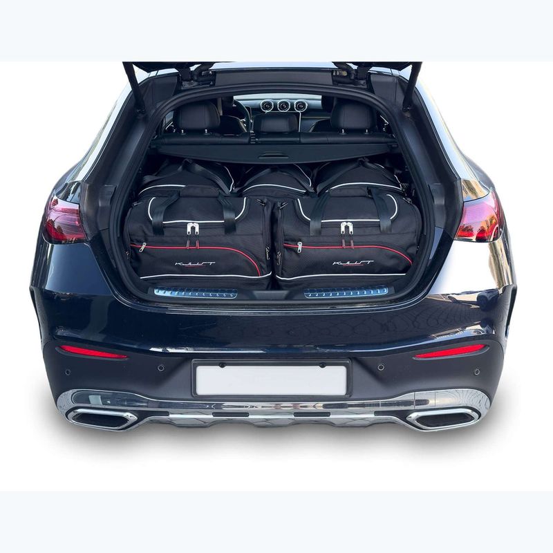 Zestaw toreb do bagażnika KJUST Mercedes-Benz GLC Coupe PHEV 2023+ 5 szt. czarny 14