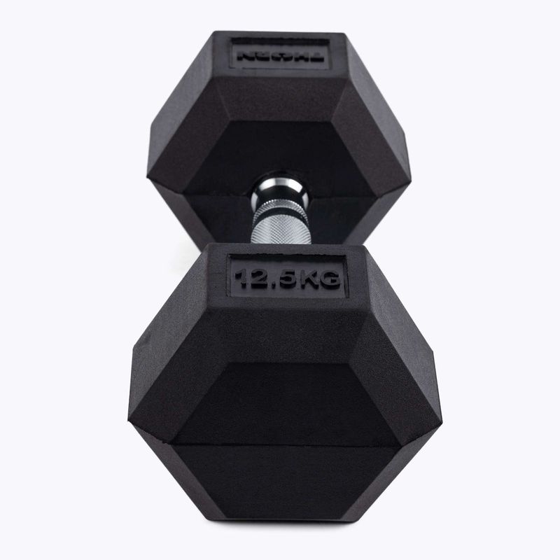 Hantel hexagonalny THORN FIT Hex czarny 12,5 kg 3