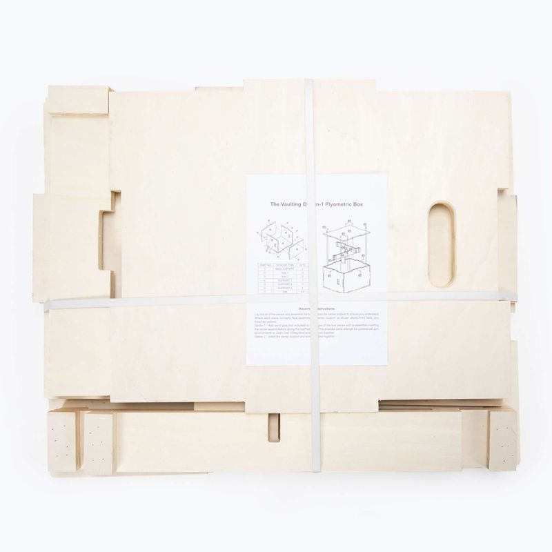 Skrzynia do ćwiczeń THORN FIT Wood Plyo Box C beżowa 522223 2