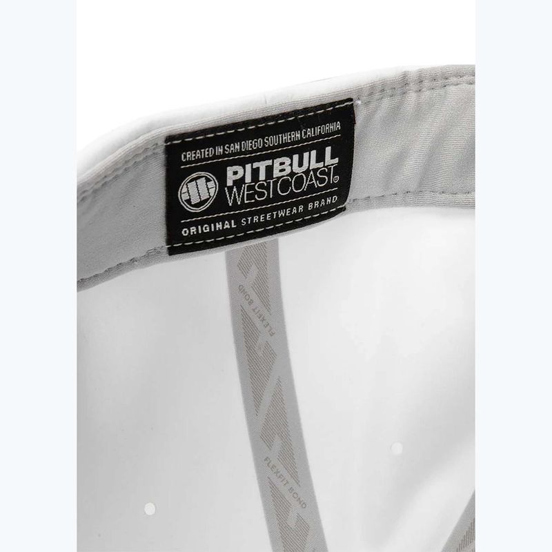 Czapka z daszkiem Pitbull Snapback ,,Hilltop" Stretch Fitted white 8