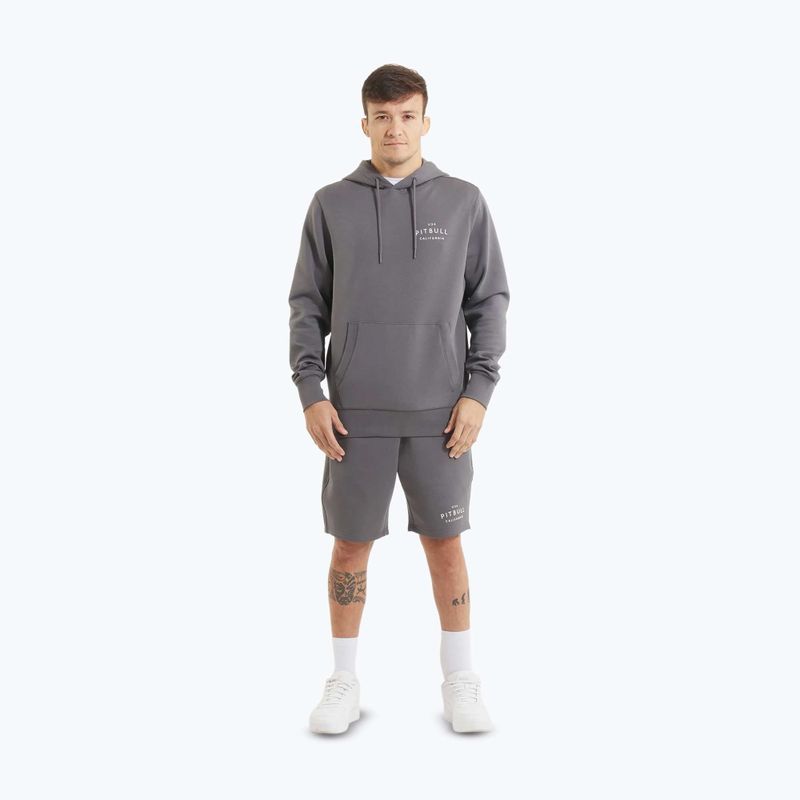 Bluza męska Pitbull Sampson Hooded Sweatshirt graphite 2