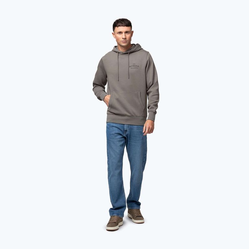 Bluza męska Pitbull Sampson Hooded Sweatshirt taupe 2