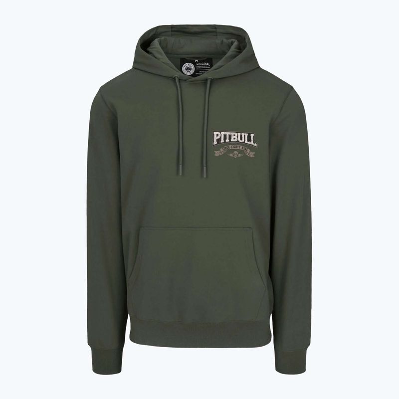 Bluza męska Pitbull Troublemaker Hooded Sweatshirt old green 3