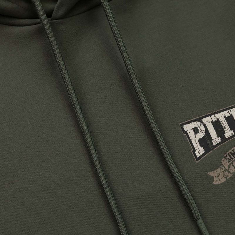 Bluza męska Pitbull Troublemaker Hooded Sweatshirt old green 5