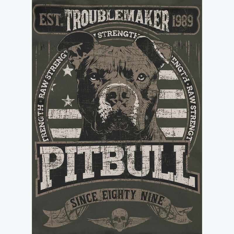 Bluza męska Pitbull Troublemaker Hooded Sweatshirt old green 9