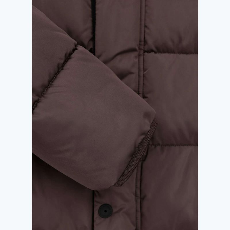 Kurtka zimowa damska Pitbull Amalia Padded Hooded dark chocolate 10