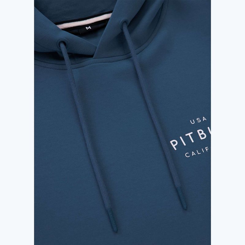 Bluza męska Pitbull Sampson Hooded Sweatshirt petrol blue 7