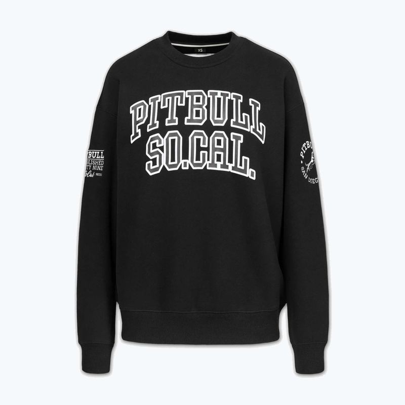 Bluza damska Pitbull Crewneck Fiora black/black 5