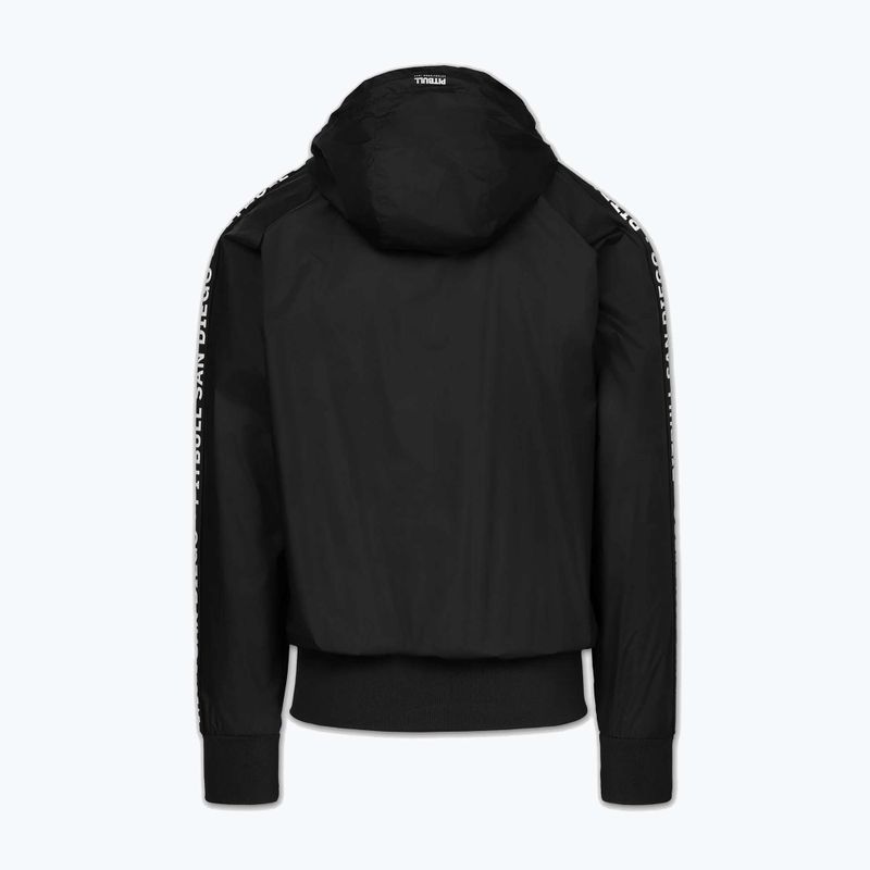 Kurtka męska Pitbull Athletic Tape Nylon Hooded black 4
