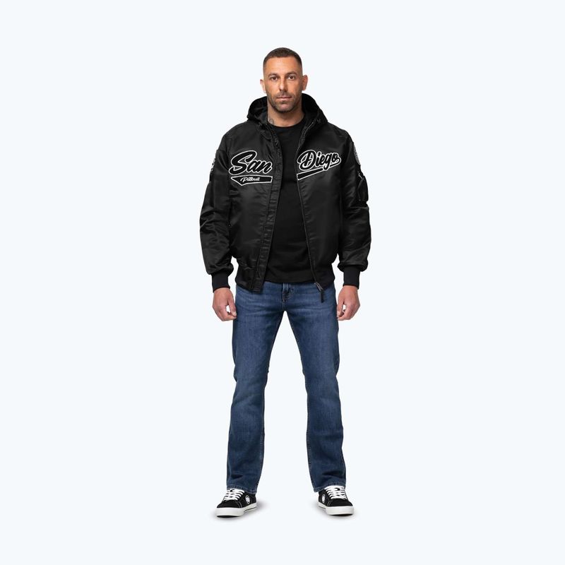 Kurtka męska Pitbull Aero Flight Hooded black 2