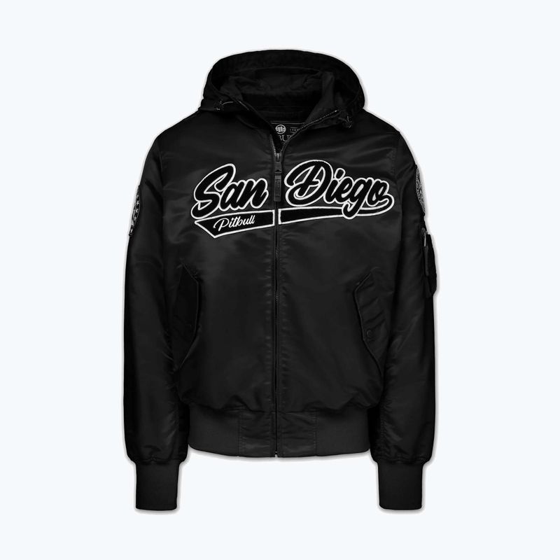 Kurtka męska Pitbull Aero Flight Hooded black 6