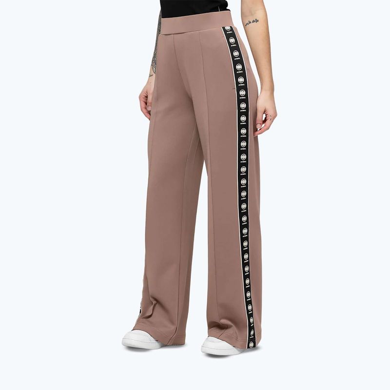 Spodnie damskie Pitbull Verona Wide Leg chocolate mousse 5