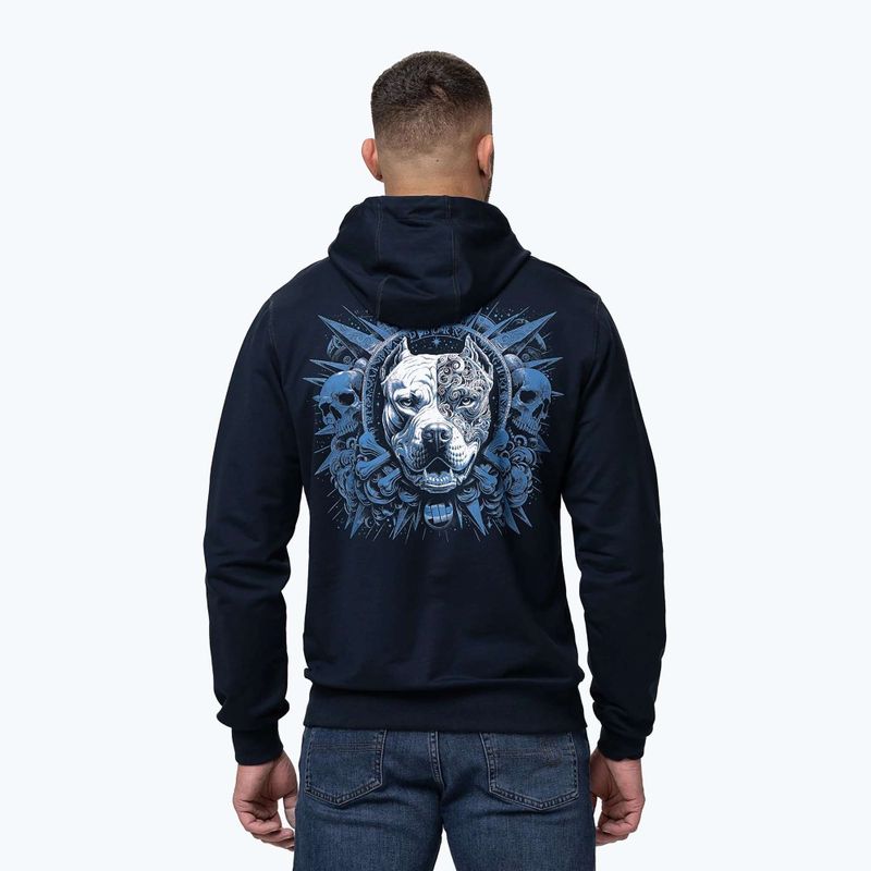 Bluza męska Pitbull World Sweatshirt Hooded dark navy 3