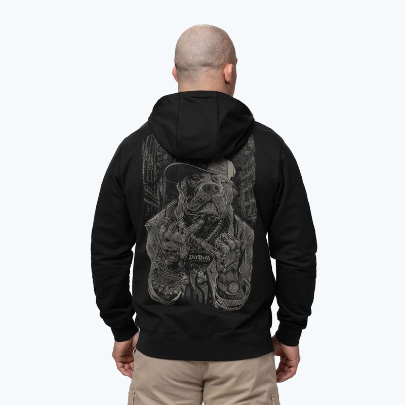 Bluza męska Pitbull USA Hooded Zip black 3
