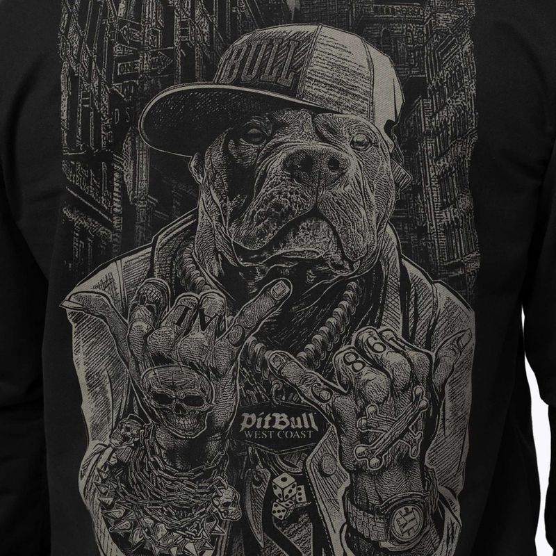 Bluza męska Pitbull USA Hooded Zip black 5