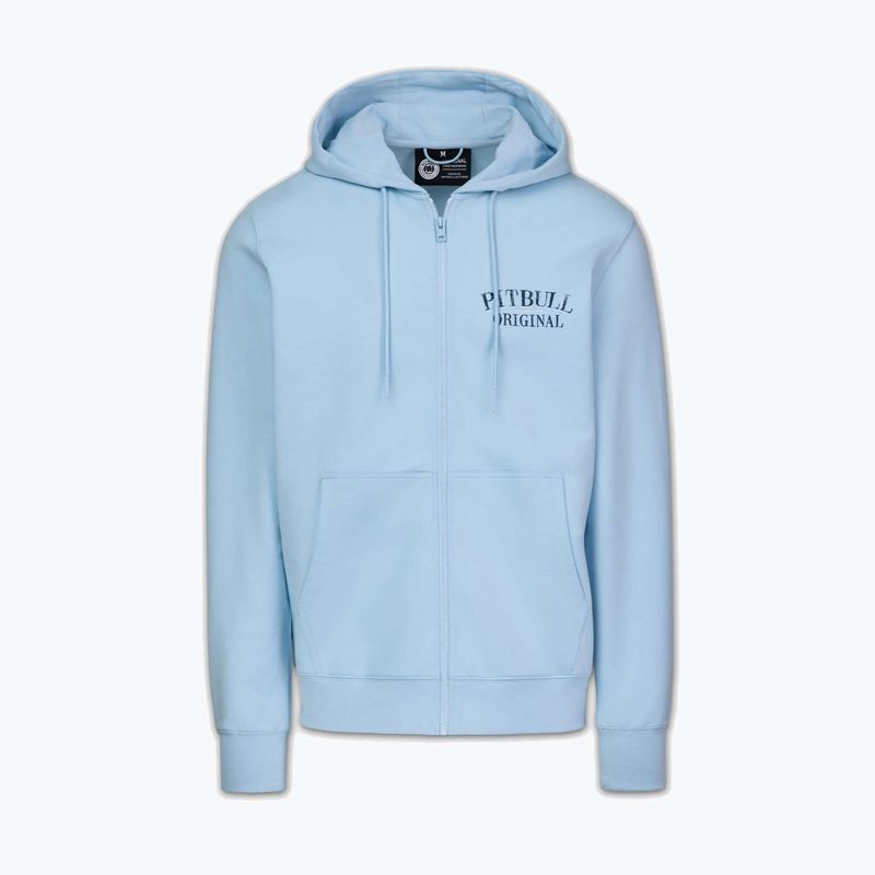 Bluza męska Pitbull Midnight Sweatshirt Zip Hooded sky blue 6