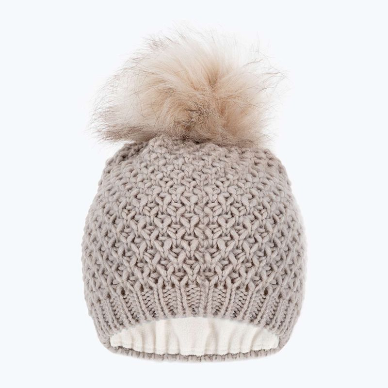 Czapka zimowa damska 4F CAD014 beige 2
