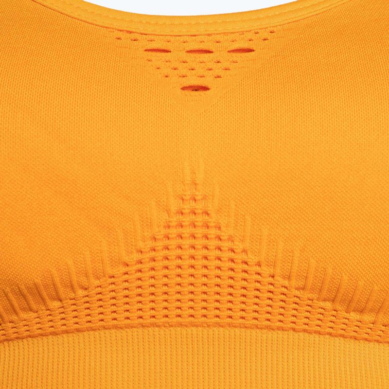 Biustonosz treningowy Carpatree Phase Seamless golden yellow 7