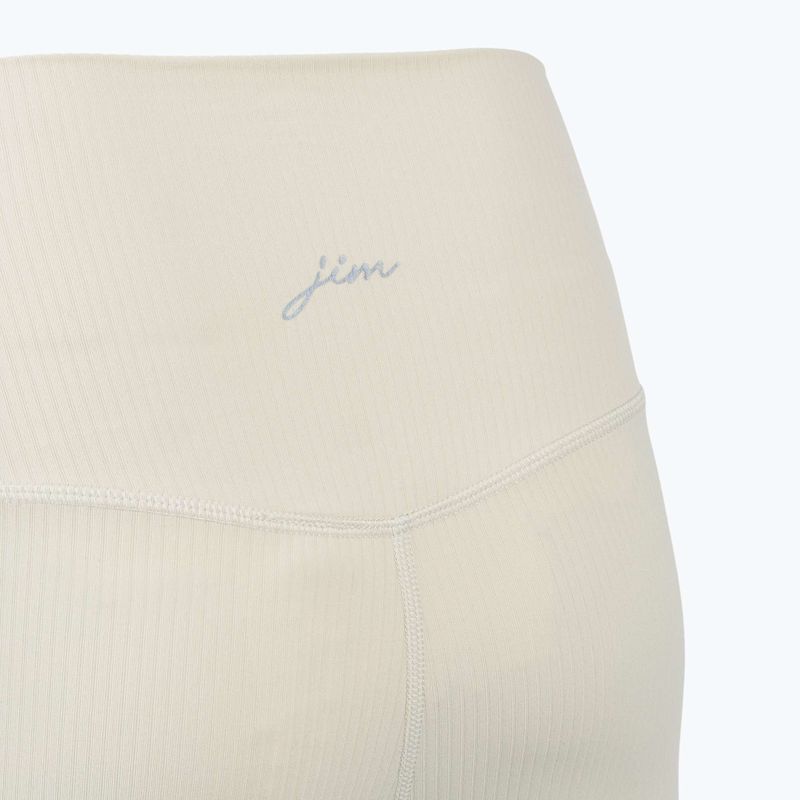 Legginsy do jogi damskie JOYINME Unity Ribbed 7/8 buttercream 10