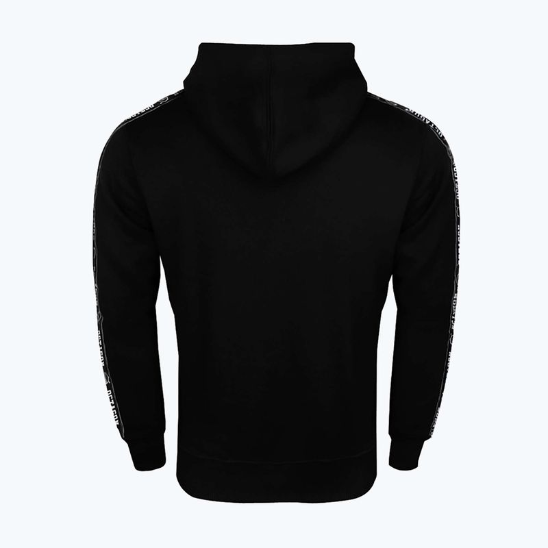 Bluza męska z kapturem Octagon Stripe black 3