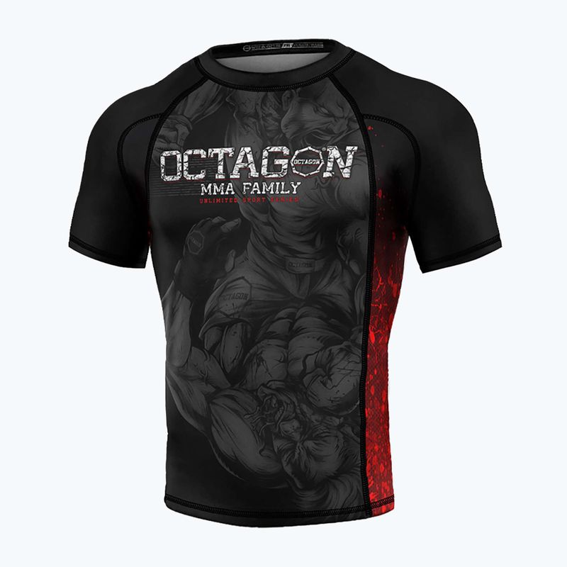 Rashguard męski Octagon Premium MMA Family black/multicolor