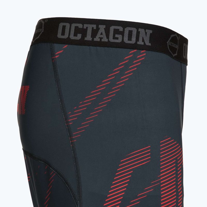 Spodenki treningowe męskie Octagon Legion Escape black/red 4