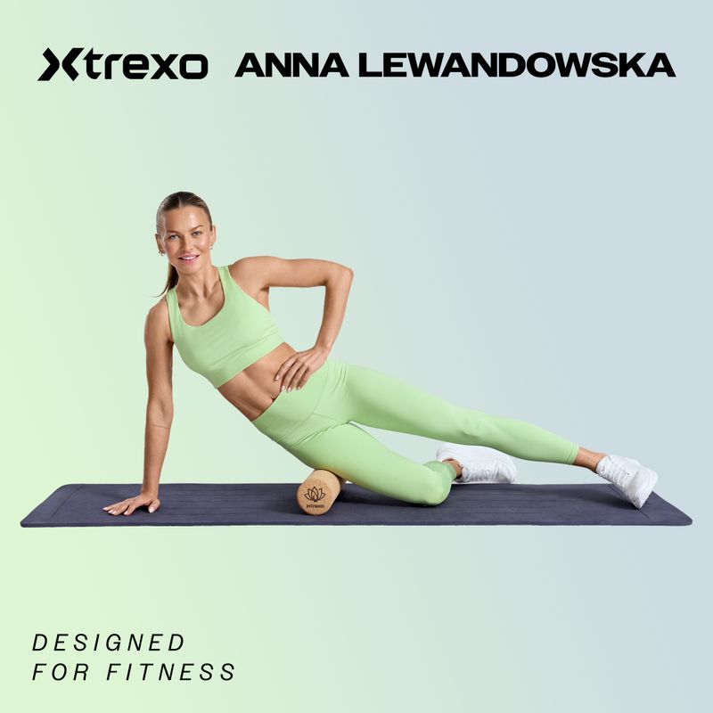 Wałek do masażu XTREXO EVA MR-EV02Z grafitowy 2