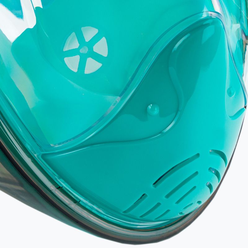 Maska pełnotwarzowa do snorkelingu AQUASTIC SMA-01SN niebieska 9