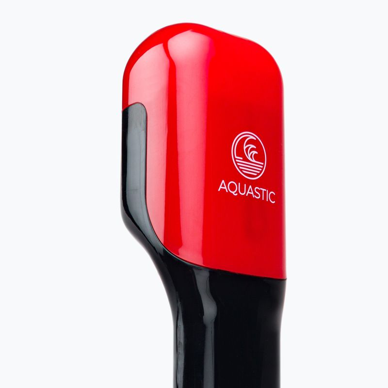 Maska pełnotwarzowa do snorkelingu AQUASTIC SMA-01SC czerwona 12