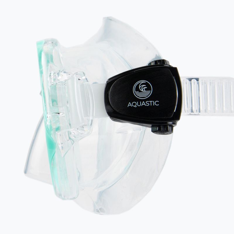 Zestaw do snorkelingu AQUASTIC MSA-01N niebieski 7