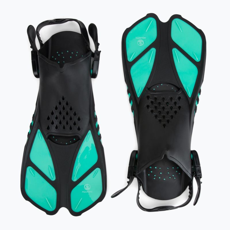 Zestaw do snorkelingu AQUASTIC SMFK-01LN niebieski 4
