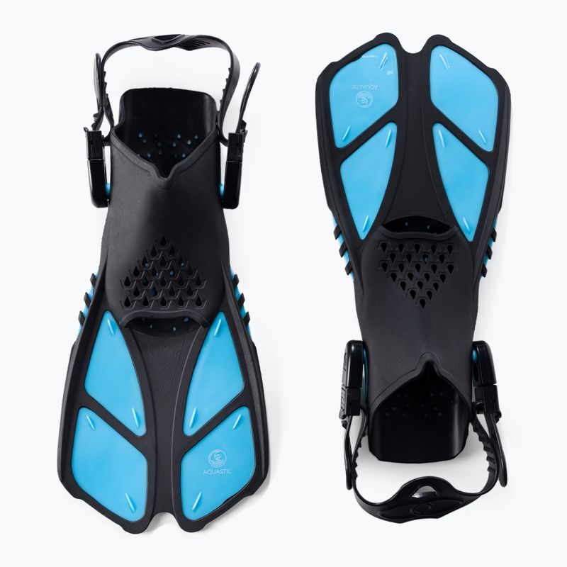 Zestaw do snorkelingu dziecięcy AQUASTIC MSFK-01SN niebieski 4